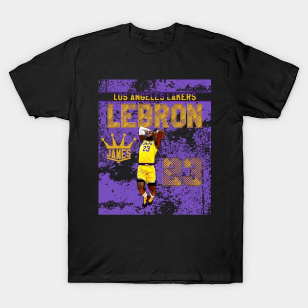 Lebron james || los angeles lakers T-Shirt by Aloenalone